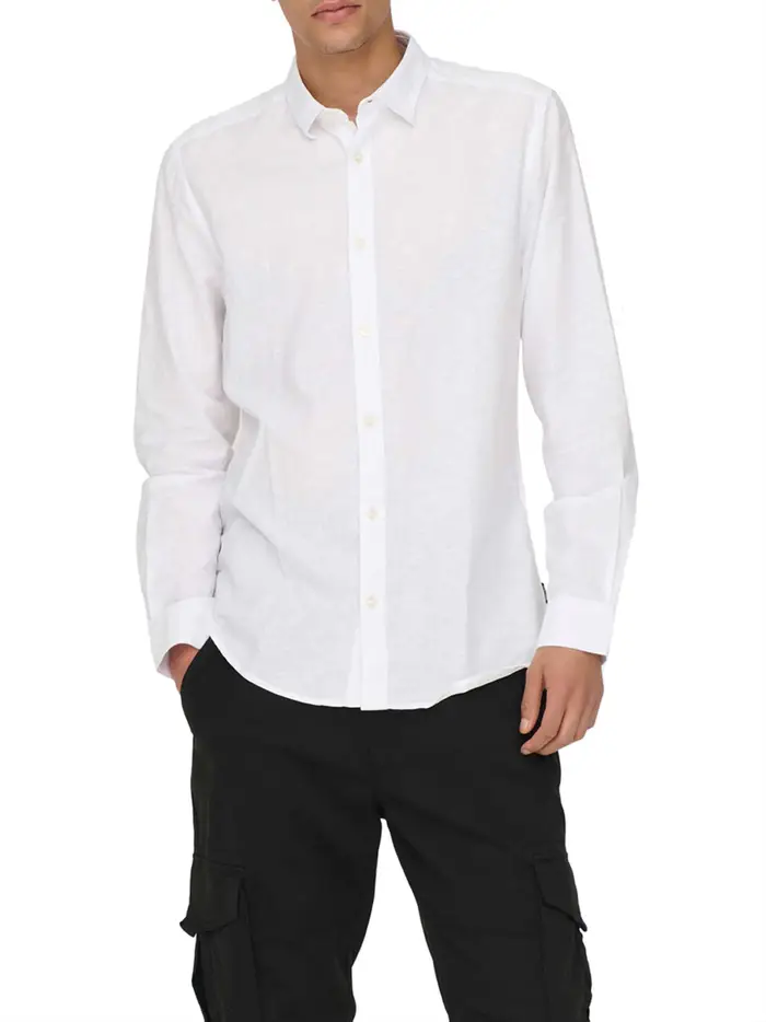camicia only e sons da uomo - bianco