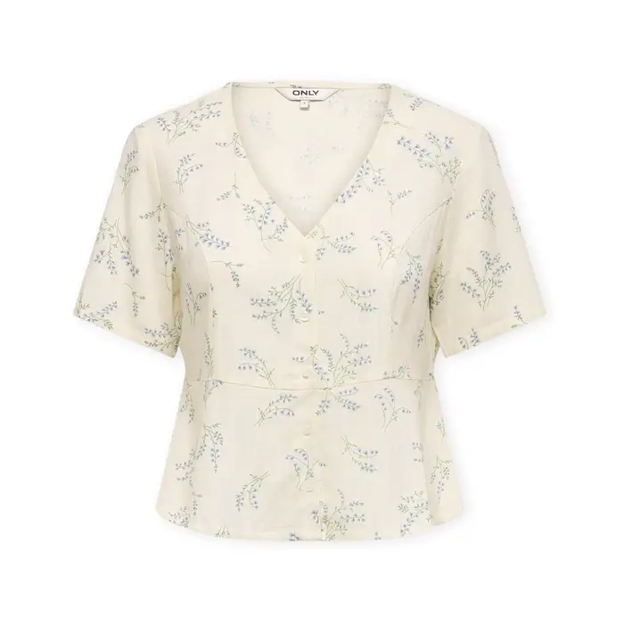 Camicetta Only Top Lyrida S/S - Bright White Bianco