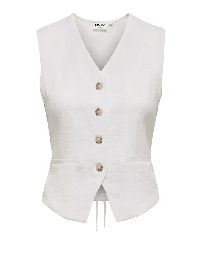 gilet only da donna - bianco