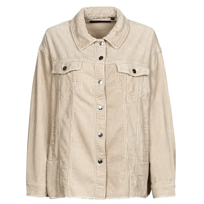 Giubbotto Only ONLBITTEN CORD SHACKET PNT NOOS Beige