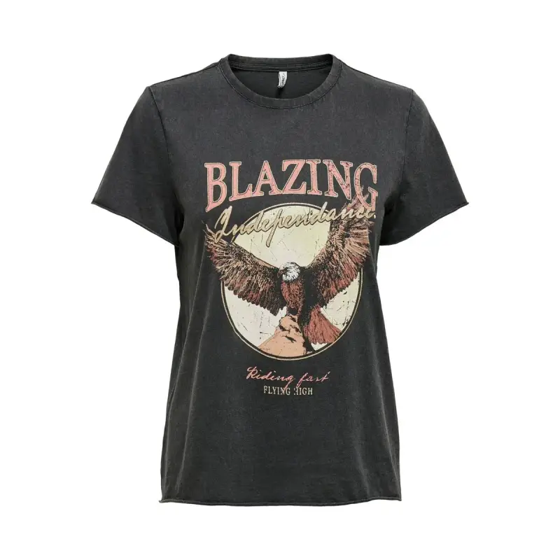 Only Maglietta da donna Lucy life manches courtes western top boxs