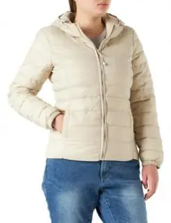 ONLY Onltahoe Hood Jacket Otw Noos Giacca, Pumice Stone, S Donna
