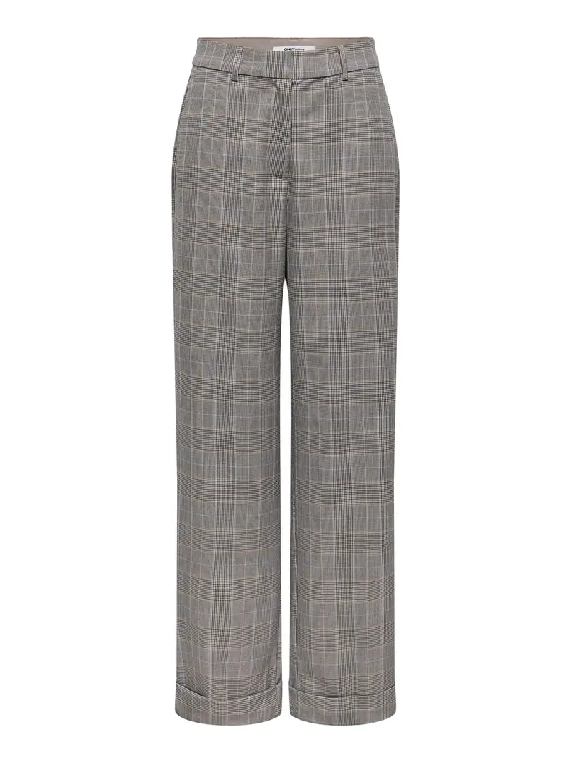 pantalone straight only da donna - grigio