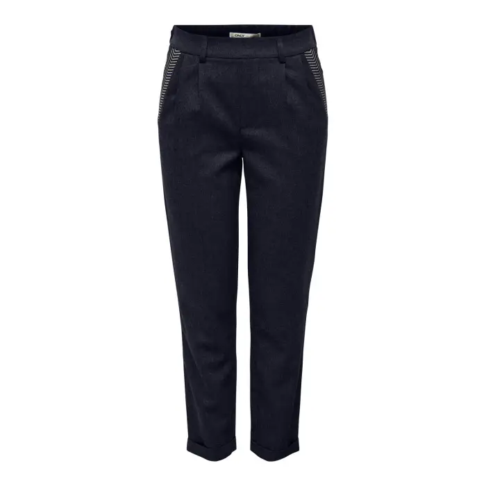 Pantaloni da donna Only Onlnicola Em Loose Bleu
