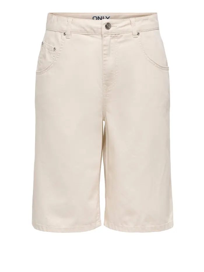 shorts jeans only da donna - bianco