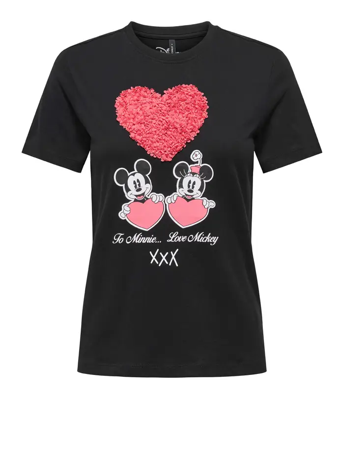 only t-shirt da donna - nero