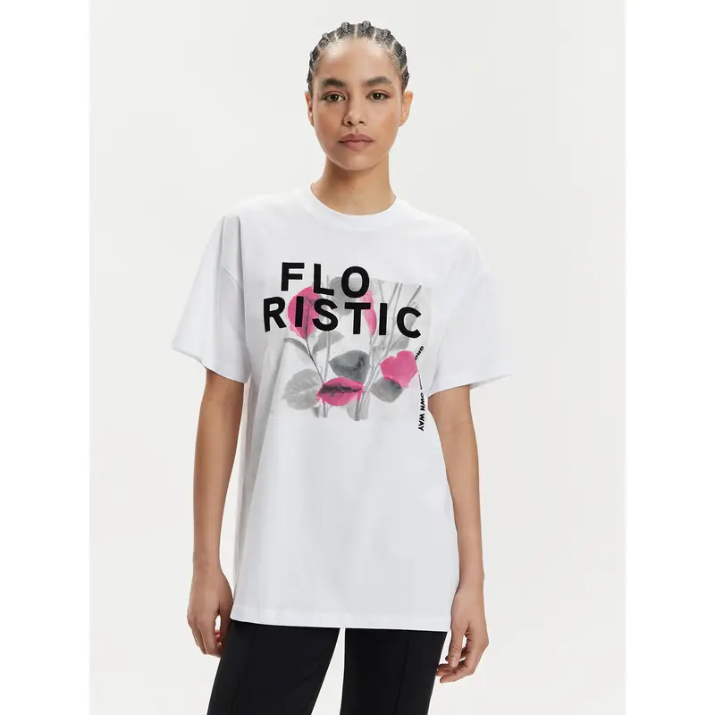 ONLY T-shirt Bianco 3340645