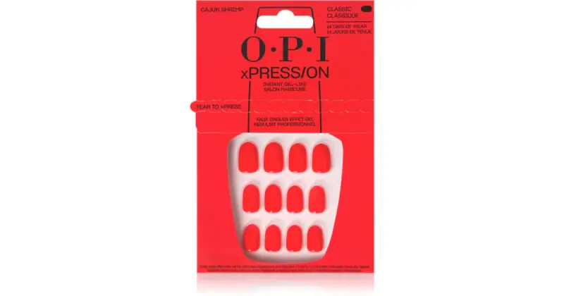 Opi Xpress-On Unghie Artificiali Toni Iconici Cajun Shrimp 30 U