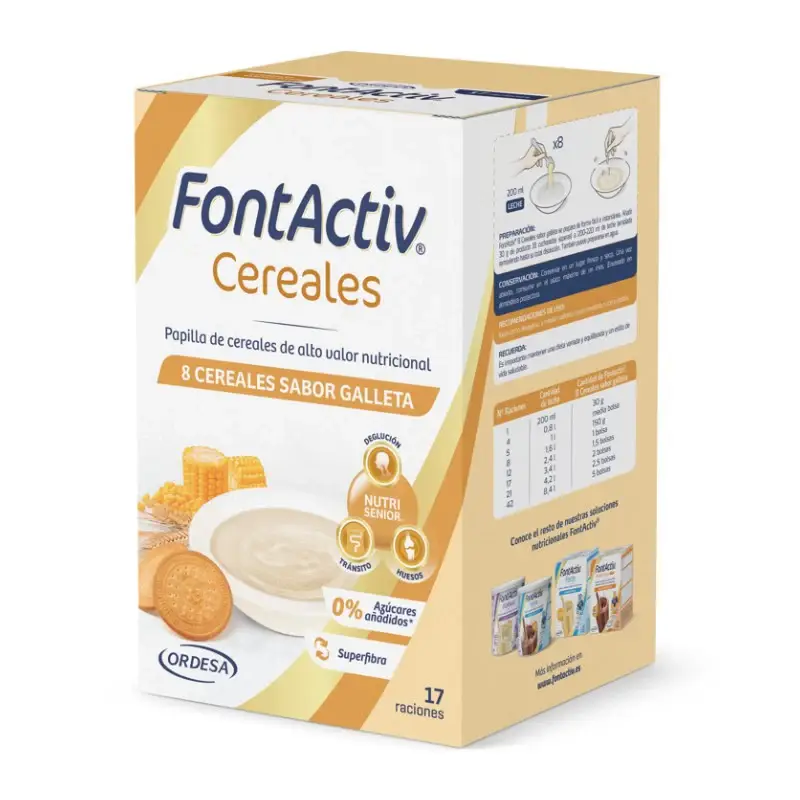Ordesa FontActiv 8 Cereali E Biscotti 500g