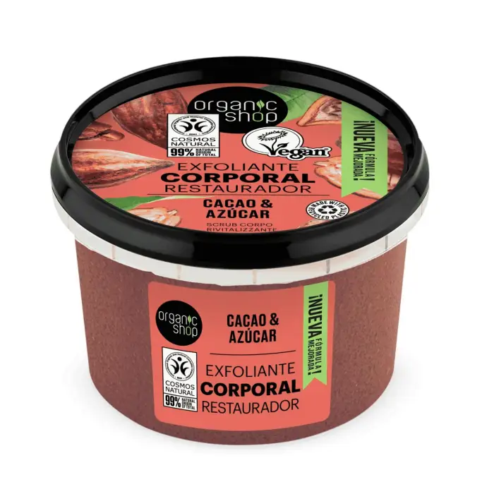 Organic shop Cacao Esfoliante Corpo Cioccolato Belga