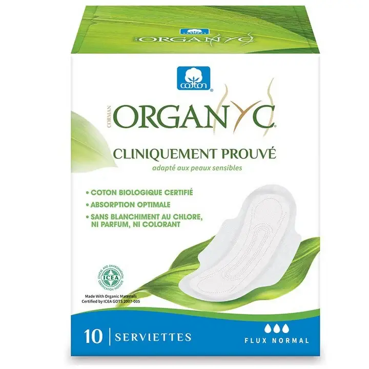 Organyc Tovaglioli Flusso Normale x10