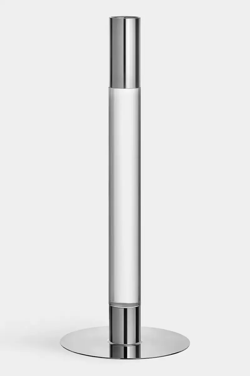 Orrefors candeliere decorativo Lumiere 32 cm colore grigio