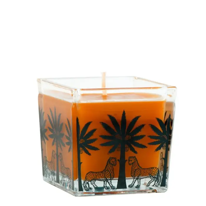 Ortigia Ambra Nera Candela Quadrata 110 g