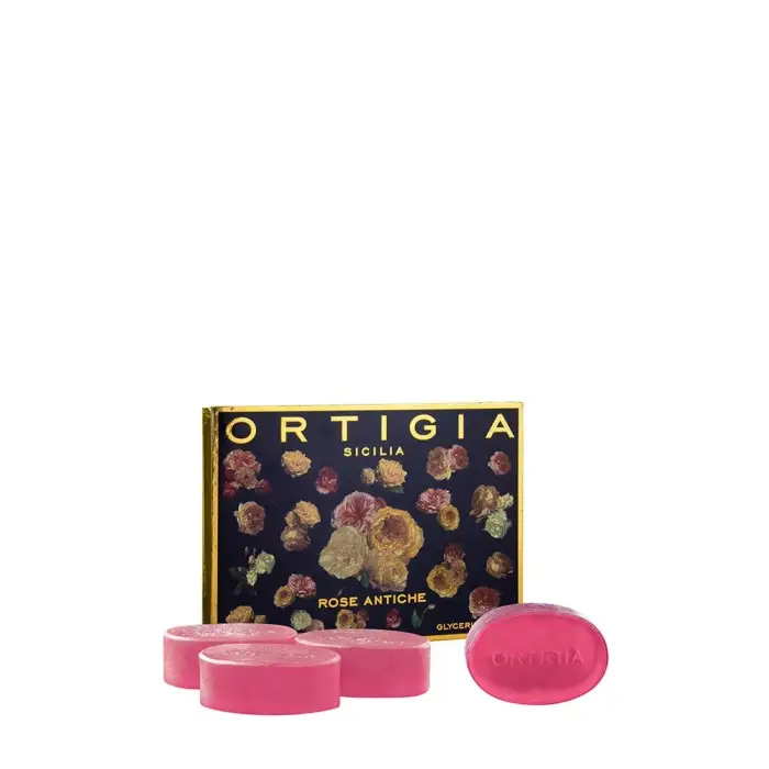 Ortigia Rose Antiche Soap Glycerine Set 4 x 100 g