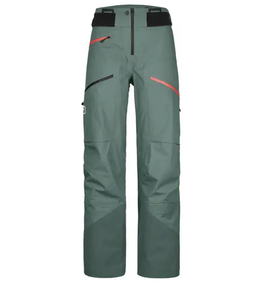 Ortovox 3L Deep Shell - pantaloni scialpinismo - donna Green