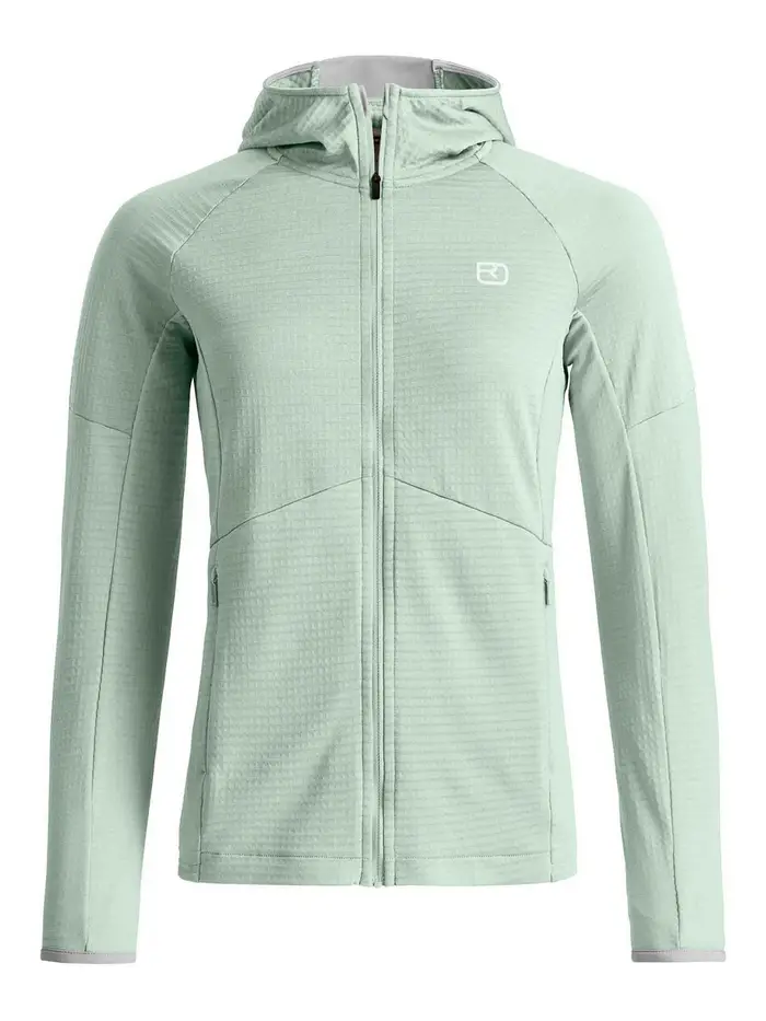 Ortovox Felpa con cappuccio in pile Light Grid W Verde