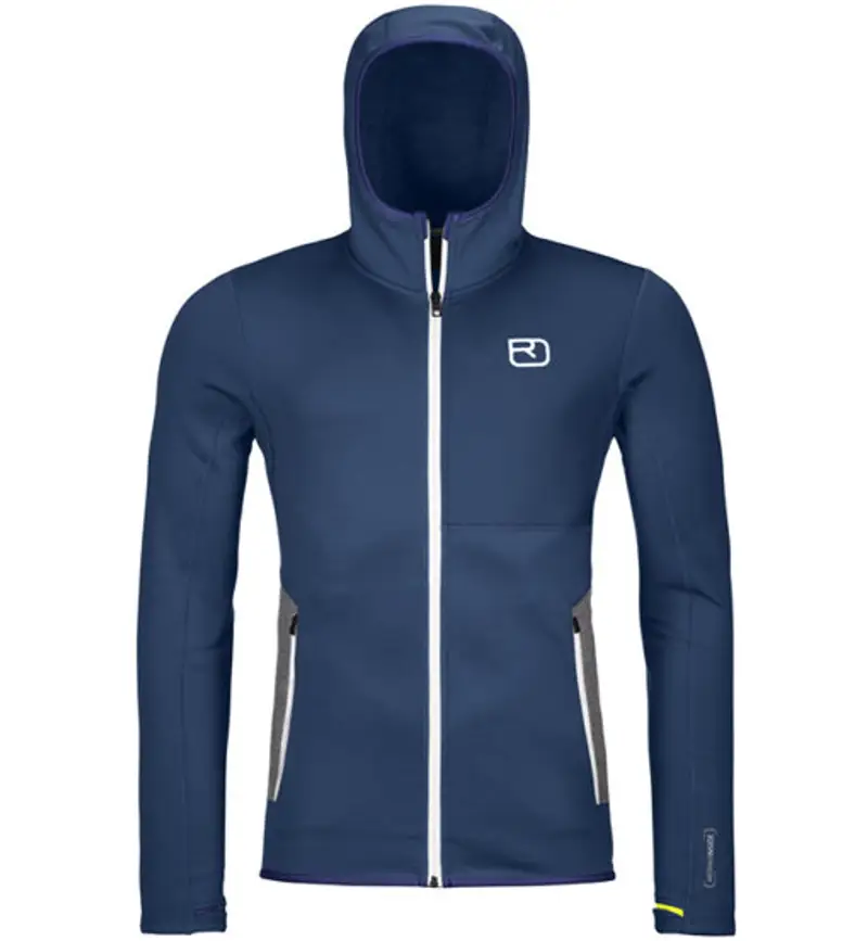 Ortovox Fleece Hoody - felpa in pile con cappuccio - uomo Blue