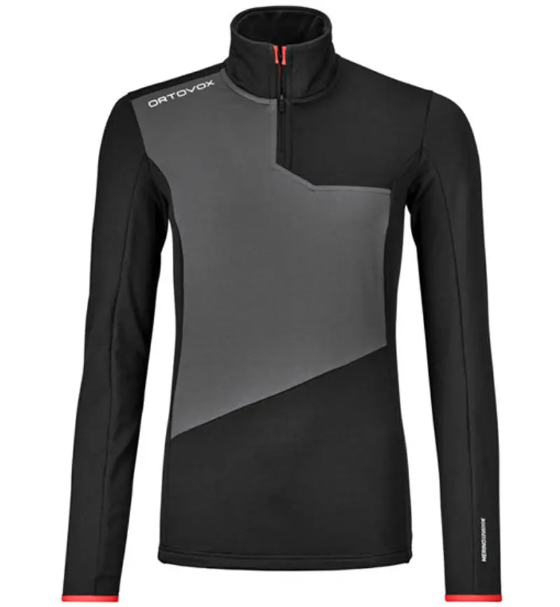 Ortovox Fleece Light Zip W - felpa in pile - donna Black