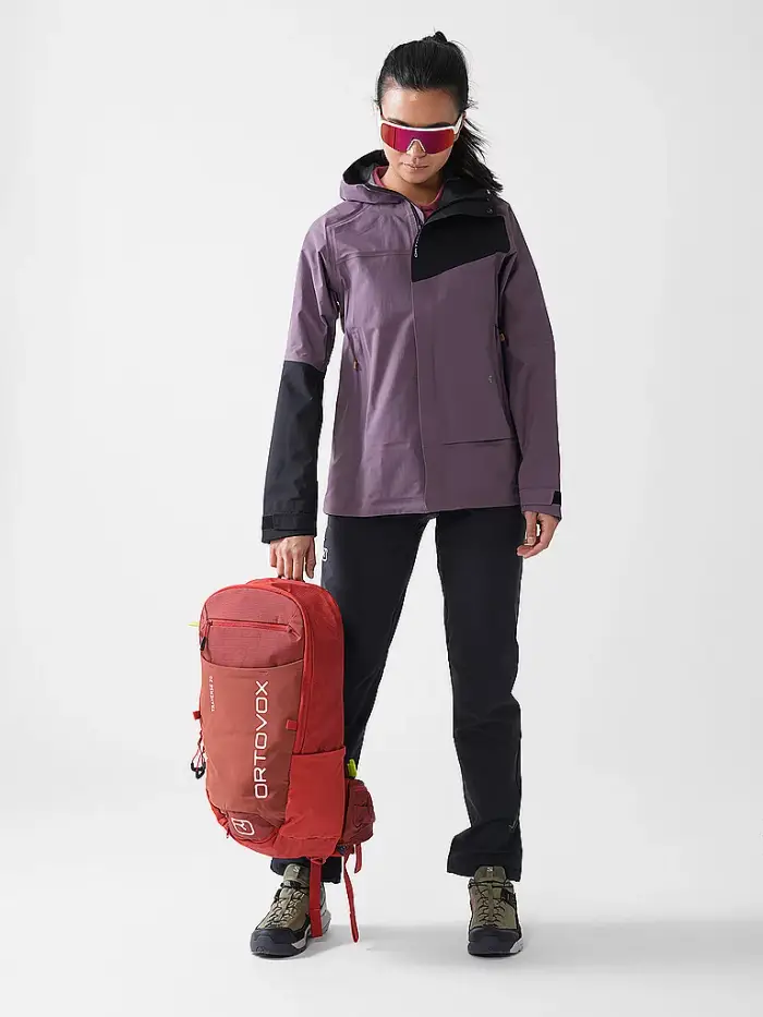 Ortovox Giacca da donna Seceda 3L con cappuccio lilla