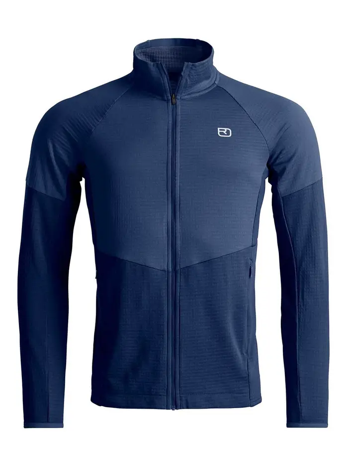 Ortovox Giacca in pile Light Grid M Blu scuro