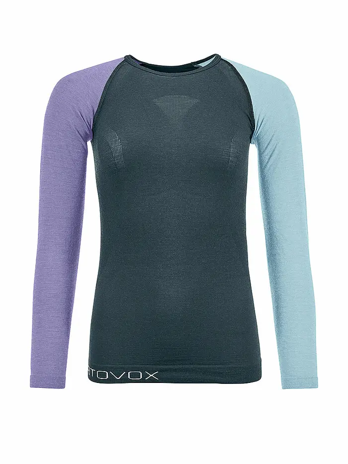 Ortovox Maglia intima da donna 120 Comp Light petrolio