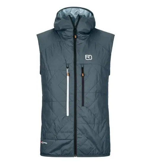 Ortovox Swisswool Piz Boè M - gilet scialpinismo - uomo Grey