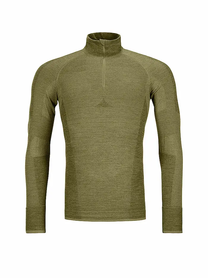 Ortovox Zipshirt funzionale da uomo 230 Competition oliva