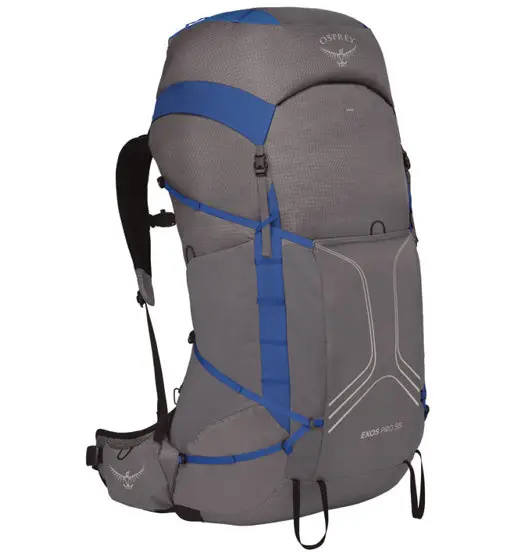 Osprey Exos Pro 55 - zaino trekking Grey