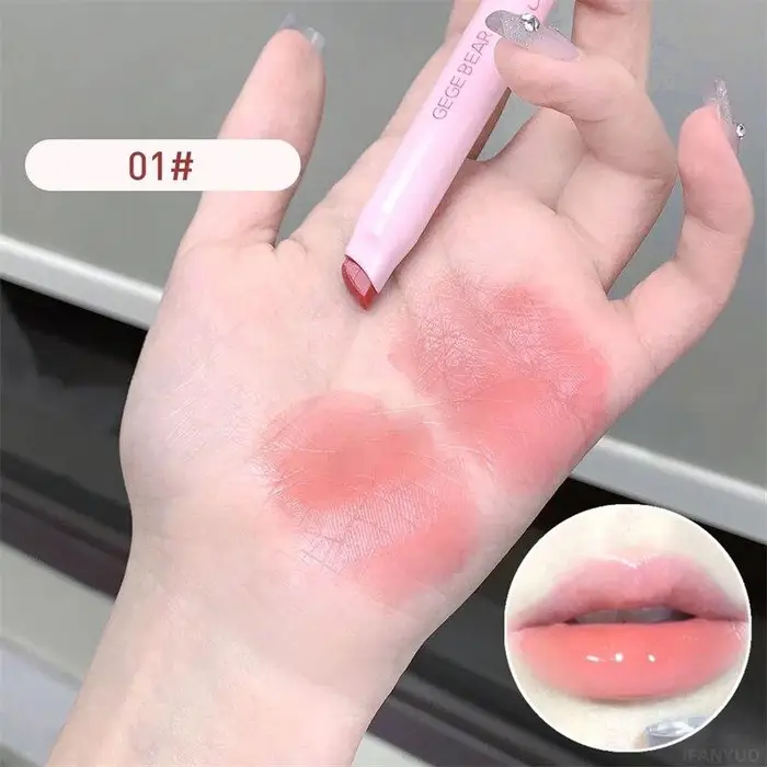 Penna per rossetto idratante Facile da colorare Liscio Lucidalabbra a lunga durata Tinta per labbra Cosmetici per trucco labbra