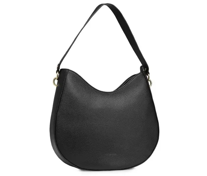 OTTAVIANI Borsa A Spalla In Vera Pelle Nera