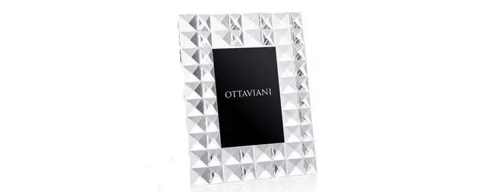 OTTAVIANI Portafoto In Cristallo 10X15 - Elegante Design