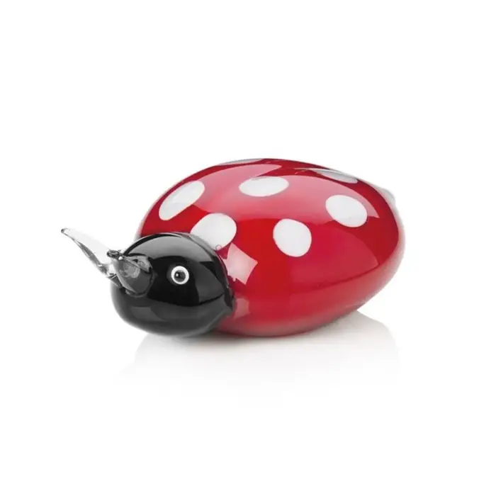 OTTAVIANI Scultura In Cristallo Coccinella H Cm 5