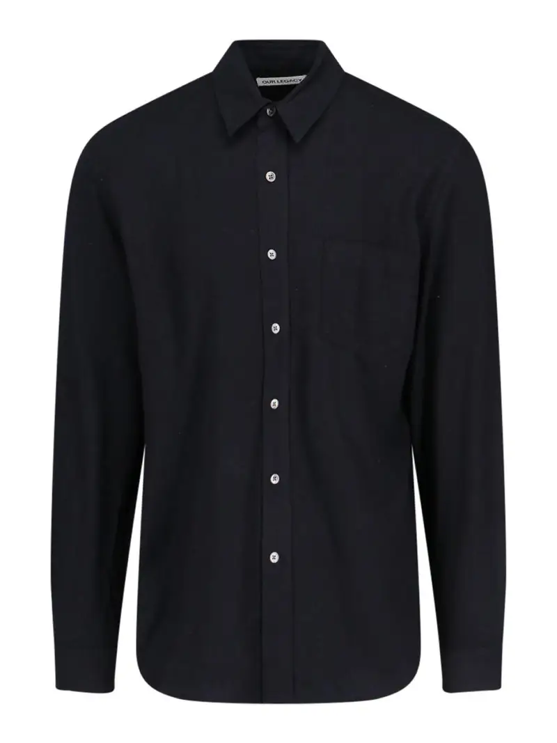 Our Legacy Camicia In Seta Nero