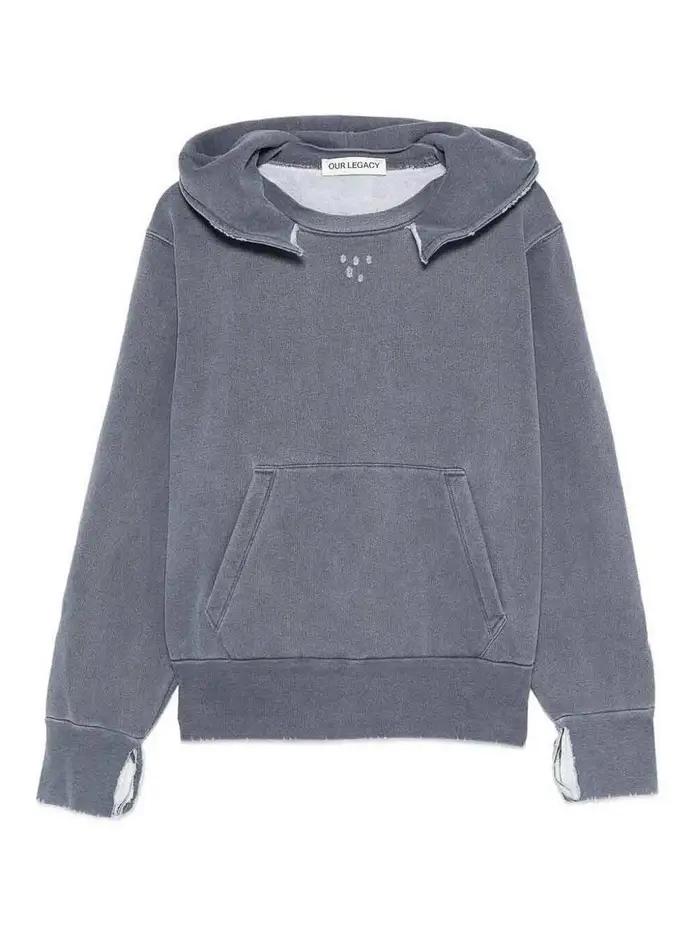 Our Legacy Felpa con cappuccio reliquia Blu