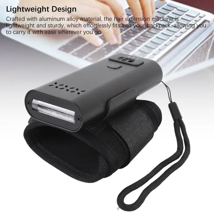 Luce LED per Extension Capelli Portatile a Polimerizzazione Rapida Lampada per Extension Capelli con Batteria Ricaricabile da 3000 mAh