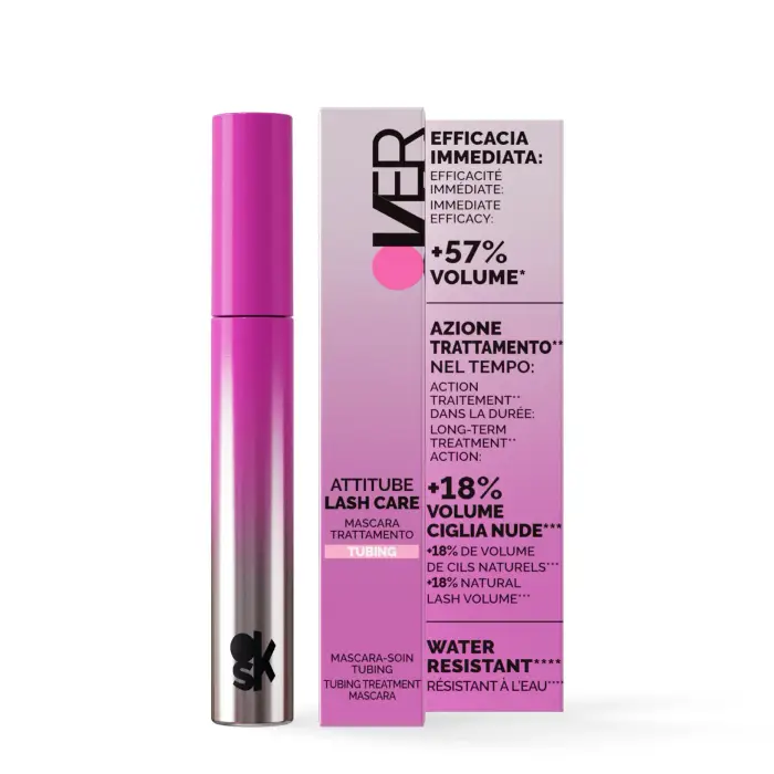 Overskin ATTITUBE LASH CARE Nero 10ml - Mascara