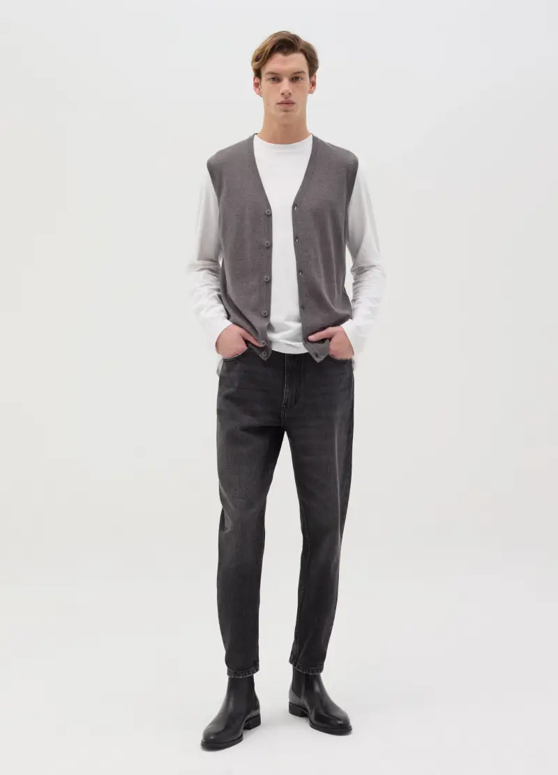 OVS Gilet Uomo Grigio 4169353