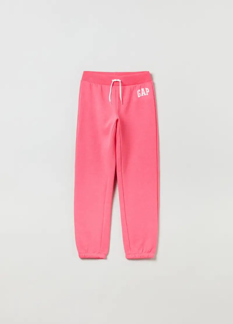 OVS Joggers In Felpa Con Stampa Logo, Bambina, Rosa, /99-114