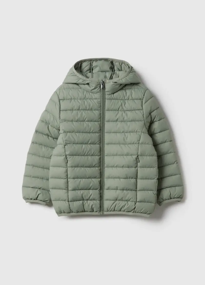 OVS KIDS Giacca Verde Imbottita Bambino Regular Fit Water Repellent