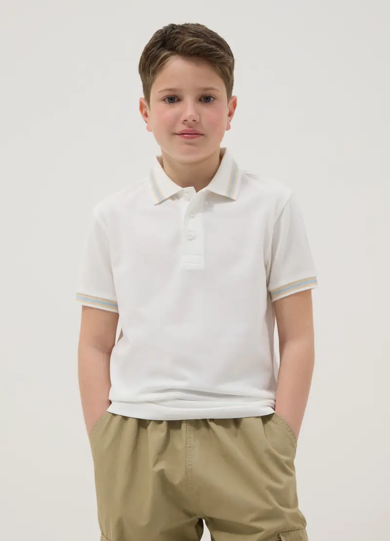 OVS KIDS Polo Ragazzo Bianco 4558262