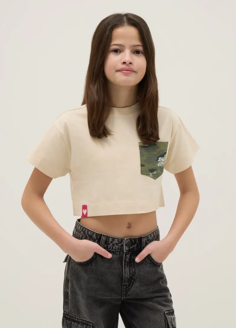 OVS KIDS T-shirt Bambina Beige 4558966