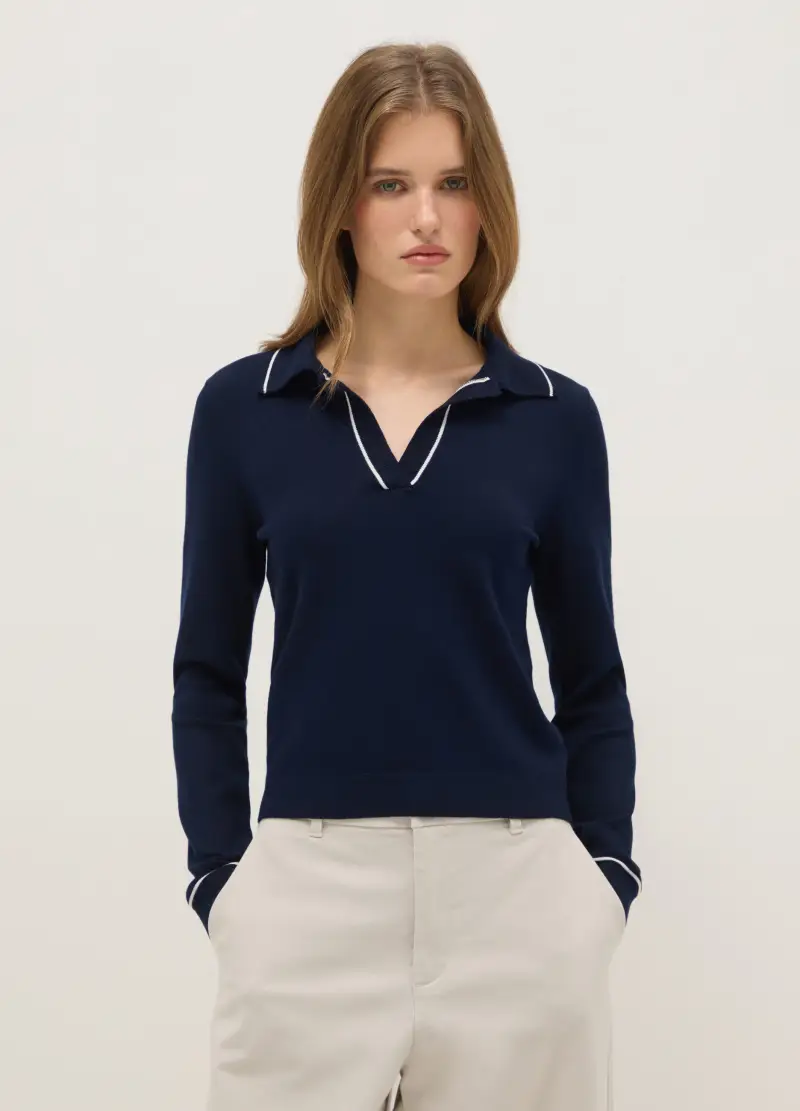 OVS Polo Donna Blu 3984018