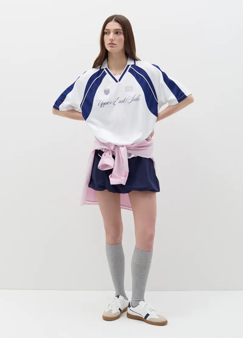 OVS, Minigonna A Palloncino, Donna, Blu, Taglia: XS