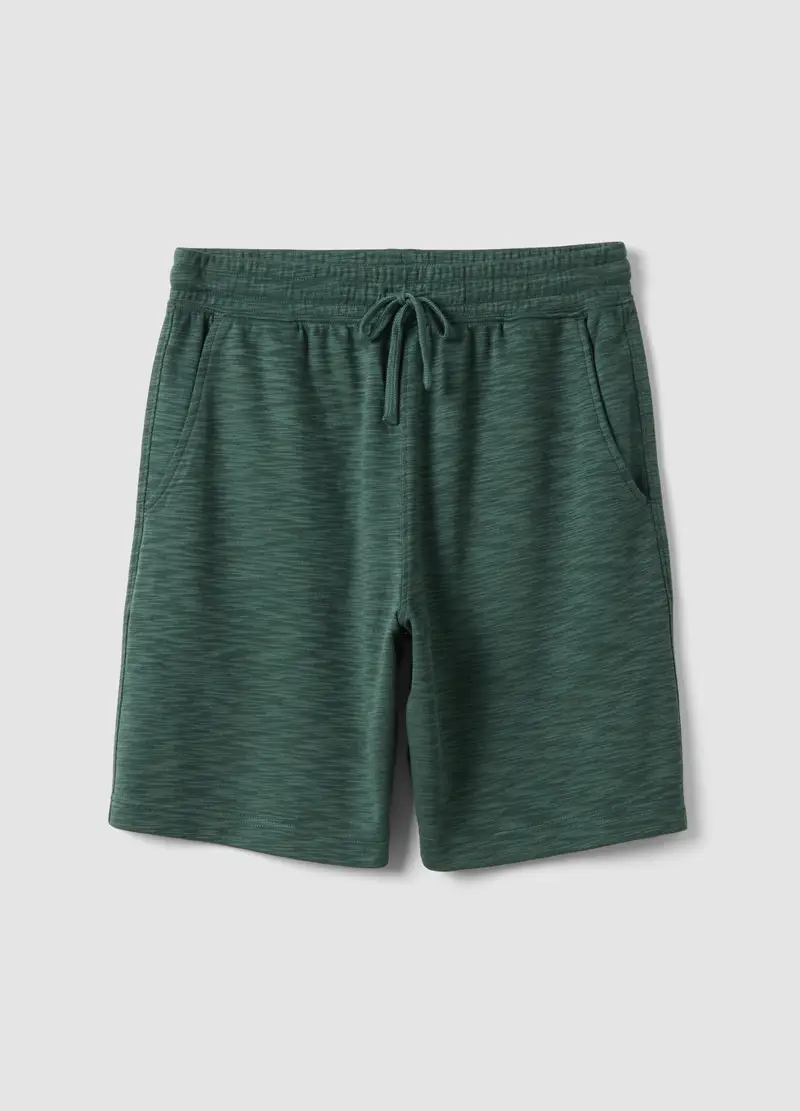 OVS Pantaloncini Pigiama In Misto Cotone Verdi Regular Fit, Uomo, Verde
