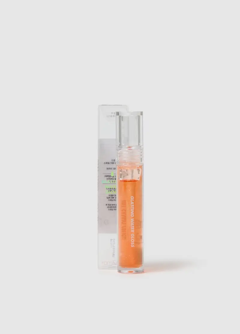 Rom&nd Glasting Water Gloss 01 Sanho Crush - Make-up Coreano, Donna, Arancione