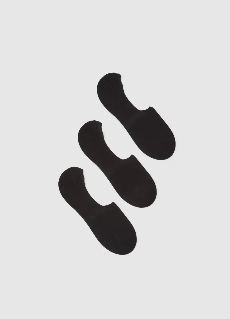 OVS HOUSEBRAND OVS, Set Calzini In Misto Cotone Nero, Uomo, Nero