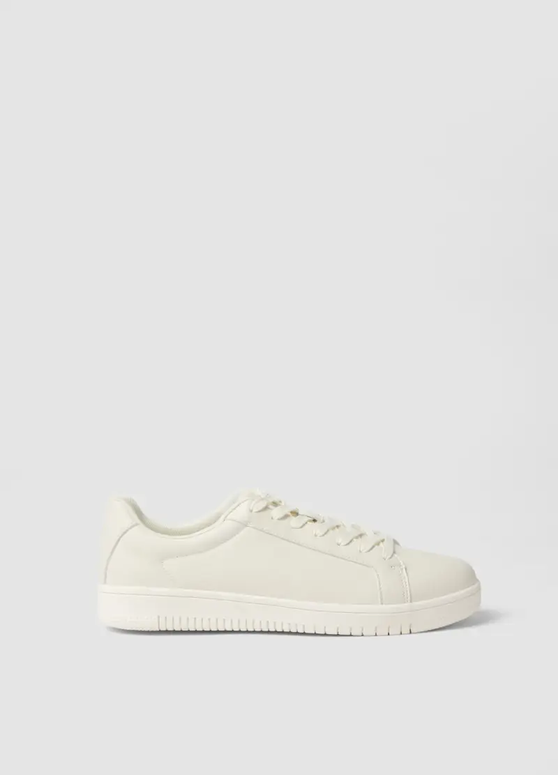 OVS Sneakers Bianche Casual Regular Fit, Uomo, Bianco