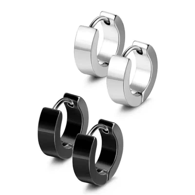 Ozmw Orecchini Uomo Argento 945307