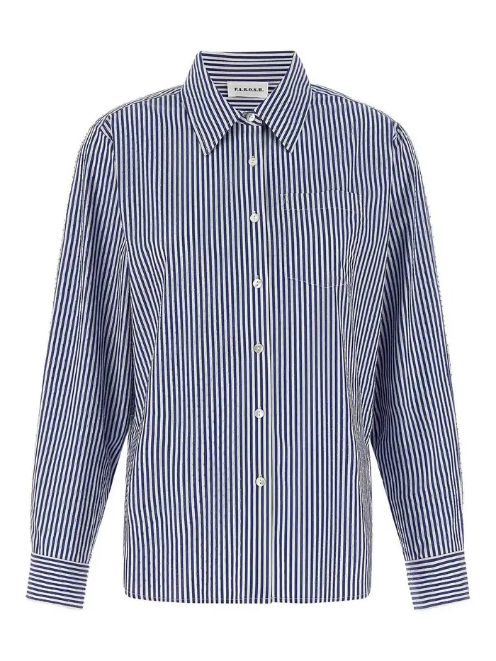 P A R O S H Camicia Cashine Blu