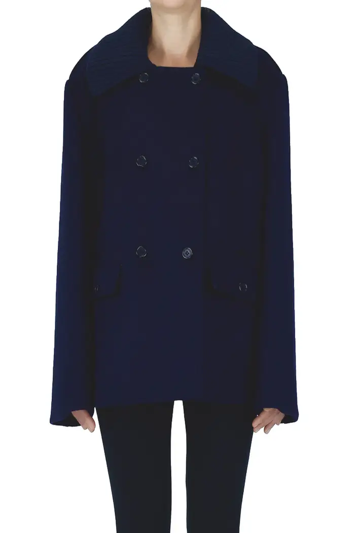 P A R O S H Giaccone doppiopetto Blu Marino